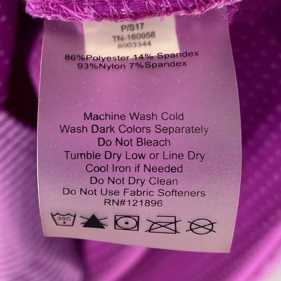 Title Nine Go Tunic‎ Womens Dress Striped Polka Dots Cowl Neck Zip Pockets S - Picture 9 of 9